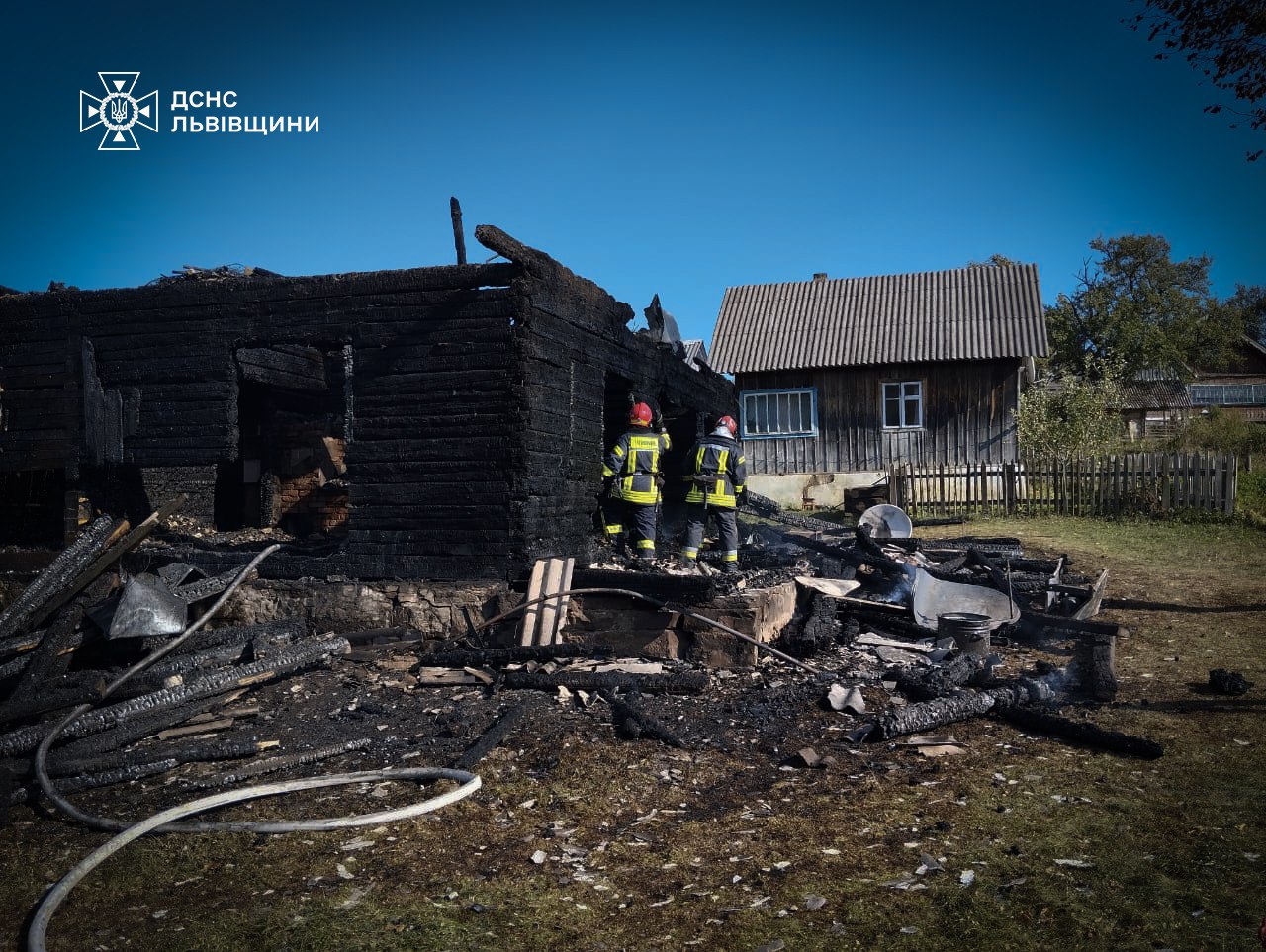 На Стрийщині горів житловий будинок