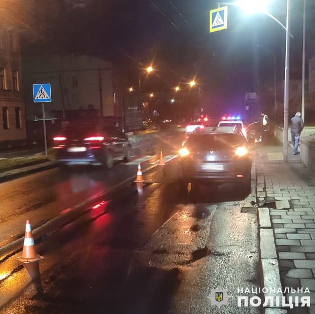 У Львові за неділю сталися дві ДТП за участі пішоходів: серед постраждалих - 13-річна дівчинка