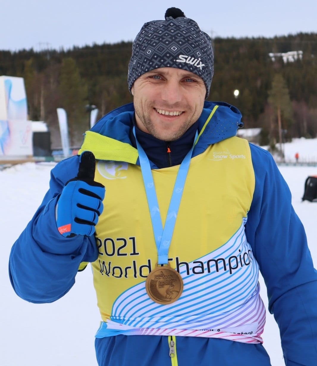 Біатлоніст-паралімпієць Павло Баль став дворазовим чемпіоном світу