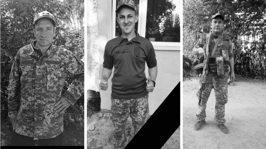 Загинули внаслідок ворожих обстрілів: Львівщина прощається з трьома Героями
