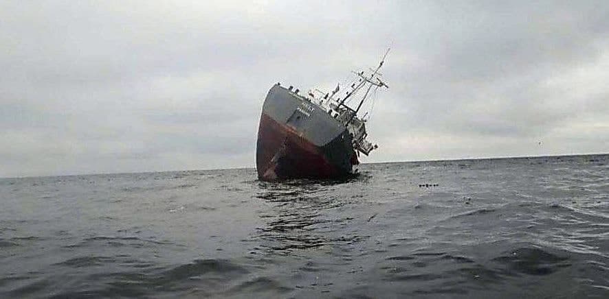 Під Одесою затонуло естонське вантажне судно, яке захопили росіяни