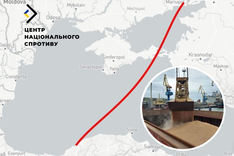 Росія викрала чергову партію зерна з окупованих територій: деталі