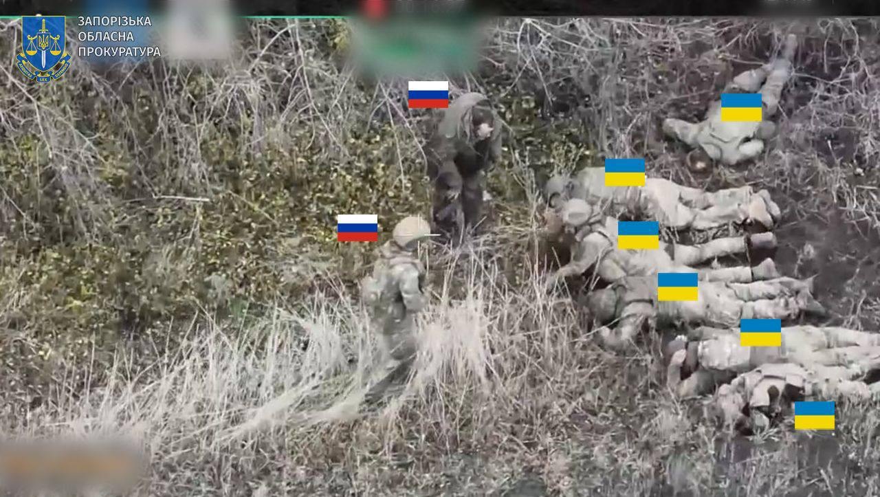 Окупанти розстріляли п'ятьох полонених на Запоріжжі