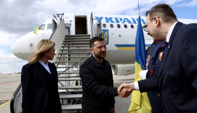 Зеленський прибув із візитом до Чехії