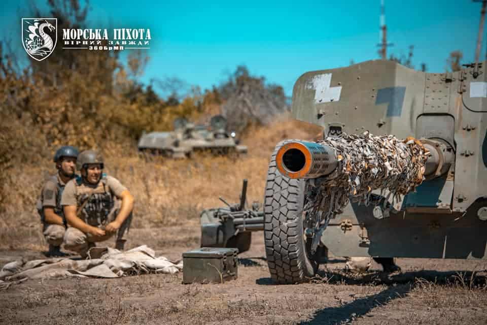 Українські морпіхи та «Рапіра» розтовкли групу росіян на Донеччині. Відео