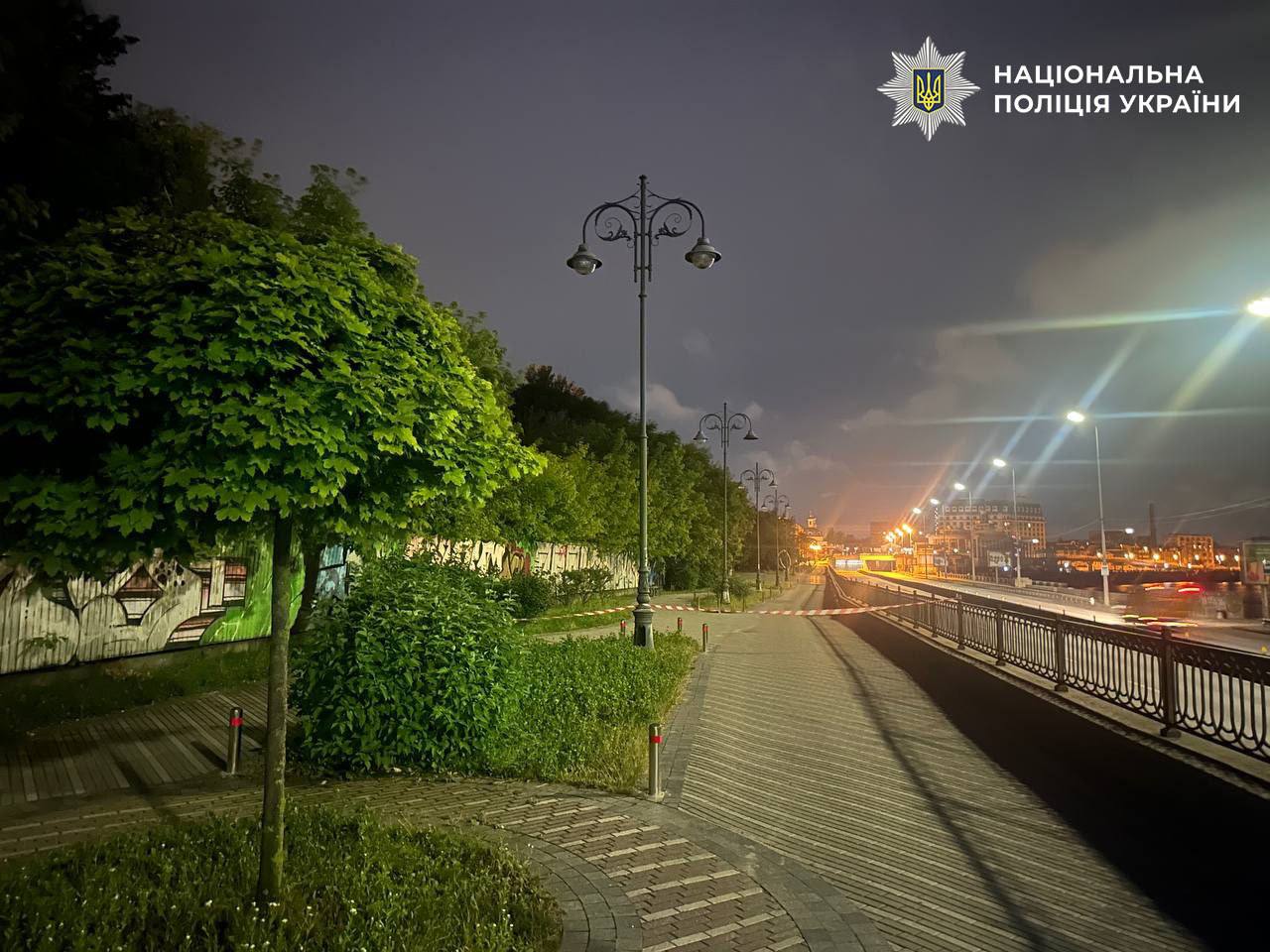 Вбивство у Києві: з'явилися перші фото з місця злочину
