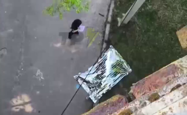 У Львові людина впала з моста і розбилась (відео)