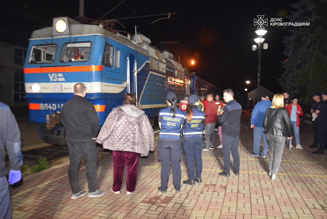 До Кропивницького прибув черговий евакуаційний потяг з Донеччини