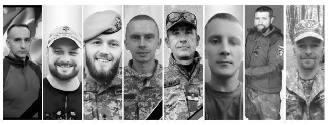 Загинули на Донеччині. Сьогодні Львівщина прощається із вісьмома захисниками