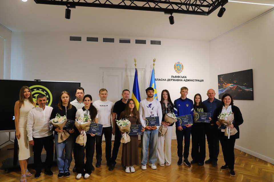 Спортсменів Львівщини преміювали за міжнародні успіхи (фото)