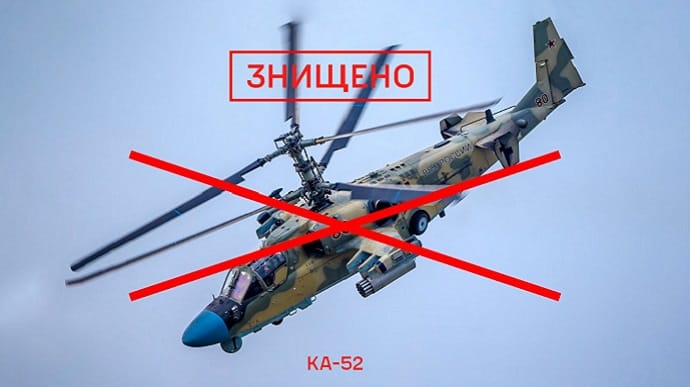 Знищили ударний гвинтокрил, 4 безпілотники, 21-ну артсистему. Дані про втрати ворога