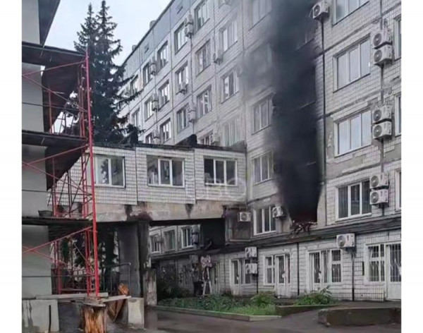 У Кривому Розі спалахнула пожежа в лікарні: загинув чоловік