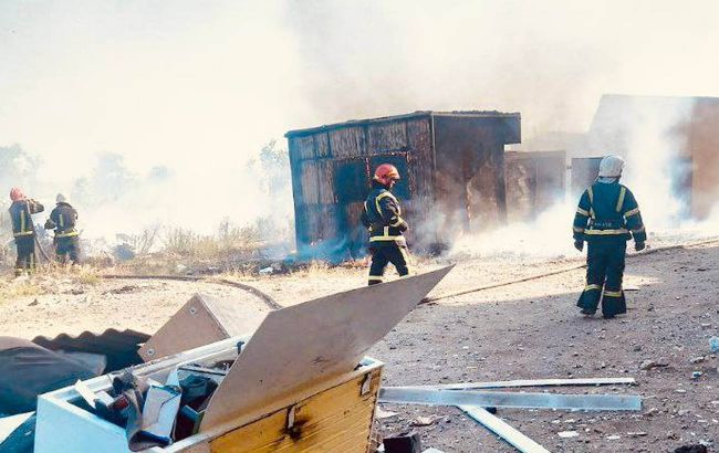 У Маріуполі згорів склад окупантів з награбованим майном