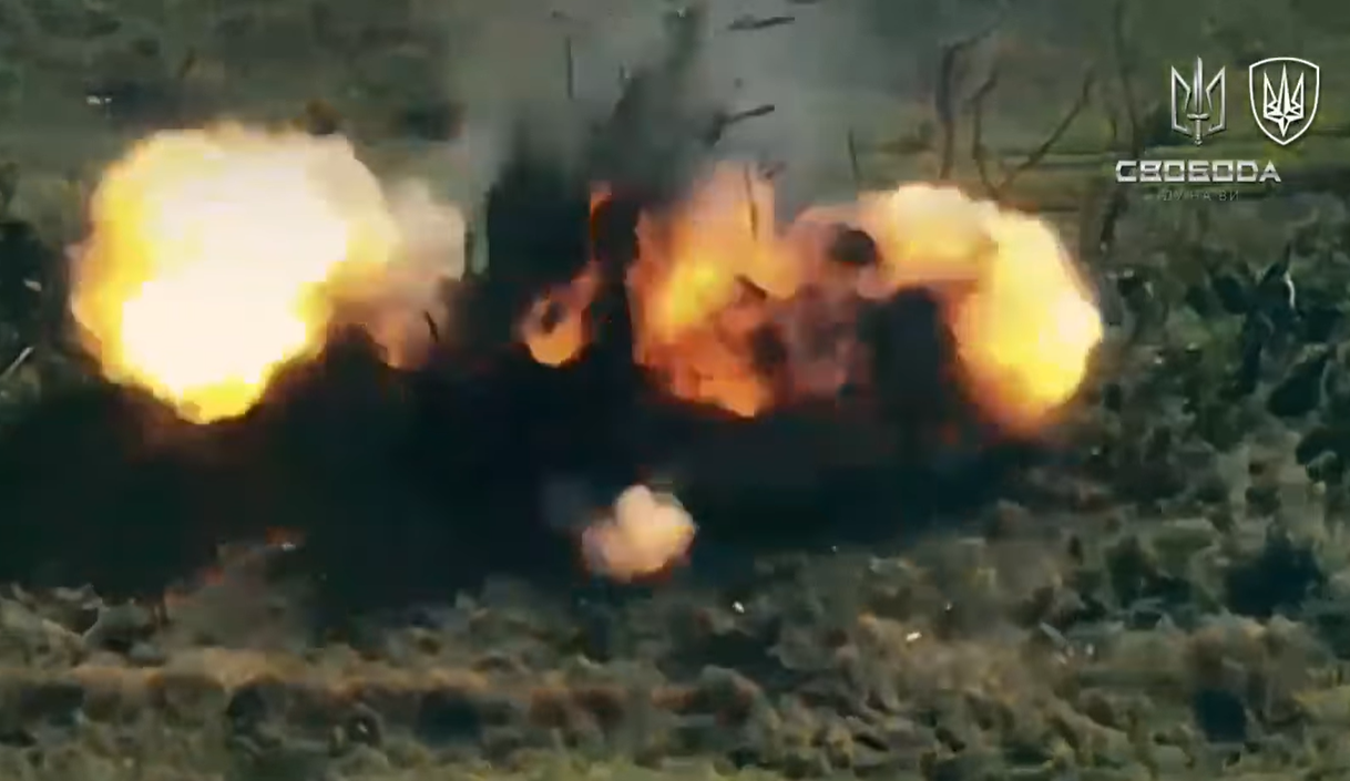 «Гвардія наступу» знищила ворожий склад із боєприпасами. Відео