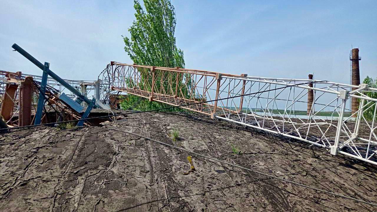 Вишка мобільного оператора зупинила ракету, яка летіла на Запоріжжя