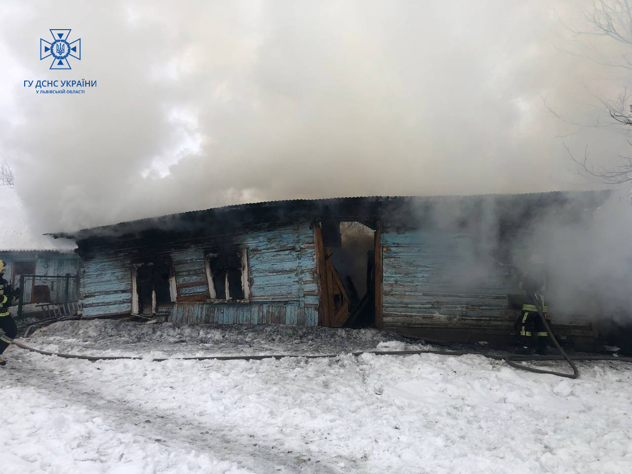 На Львівщині під час пожежі у будинку загинув літній чоловік