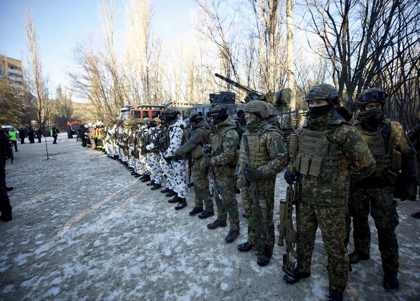 В Чорнобильській зоні вперше відбулися масштабні навчання підрозділів МВС