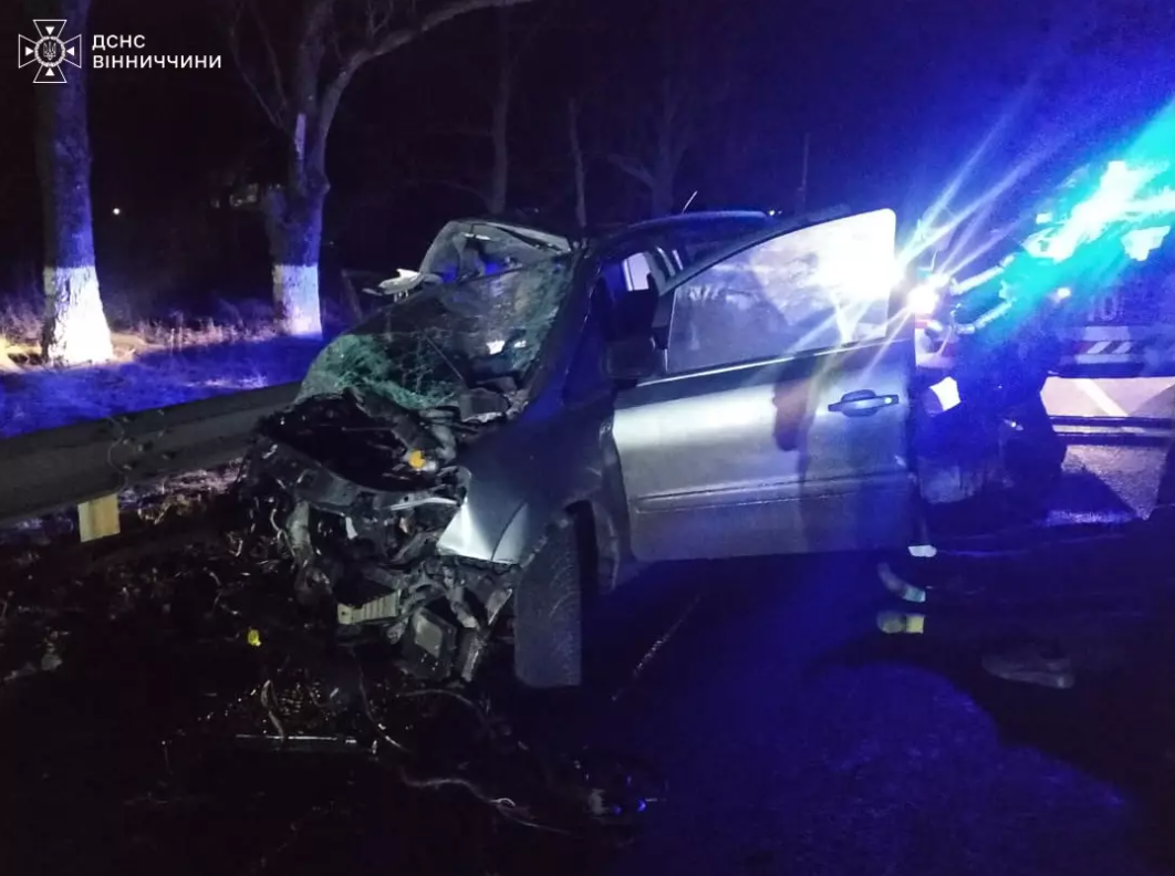 На Вінниччині сталася смертельна ДТП: троє загиблих, четверо травмованих