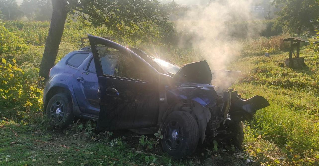 В’їхав у дерево: у поліції розповіли деталі ДТП, в якій загинув міський голова Добромиля