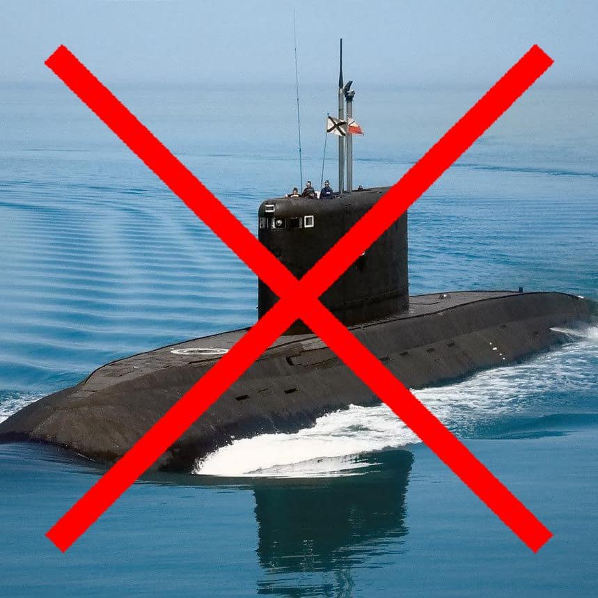 ЗСУ потопили підводний човен «Ростов-на-Дону» в Криму, – Генштаб