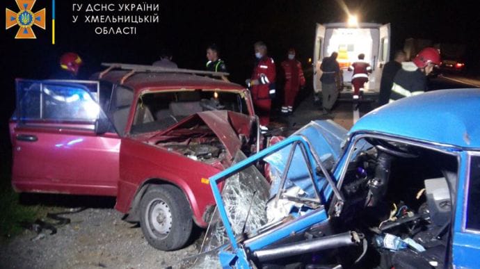 На Хмельниччині внаслідок ДТП загинули три людини