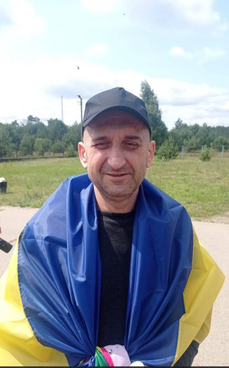 Із російського полону повернувся захисник зі Львівщини, який понад рік провів у неволі